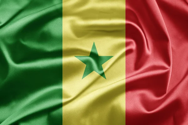 Flagge des Senegal — Stockfoto