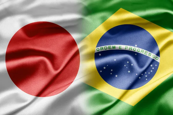 Japan en Brazilië — Stockfoto