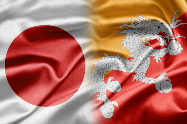 Giappone e Bhutan — Foto Stock
