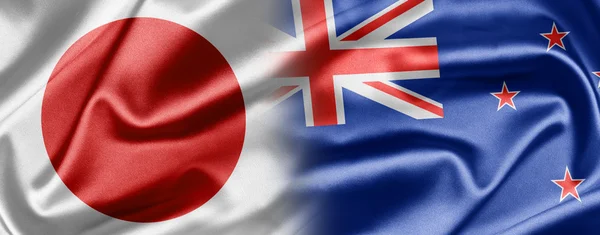일본 및 뉴질랜드 — 스톡 사진