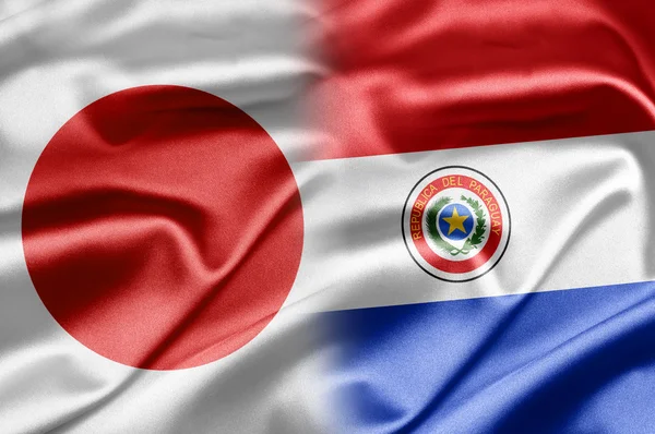 Japán és Paraguay — Stock Fotó