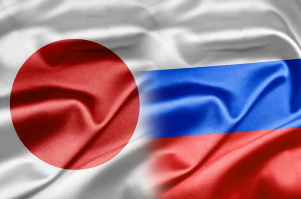 Japón y Rusia — Foto de Stock