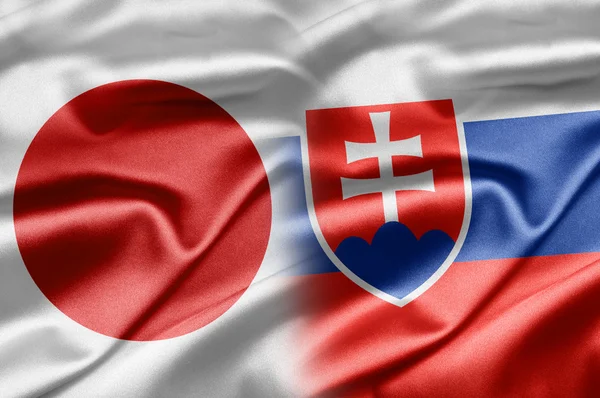 Japonsko a Slovensko — Stock fotografie