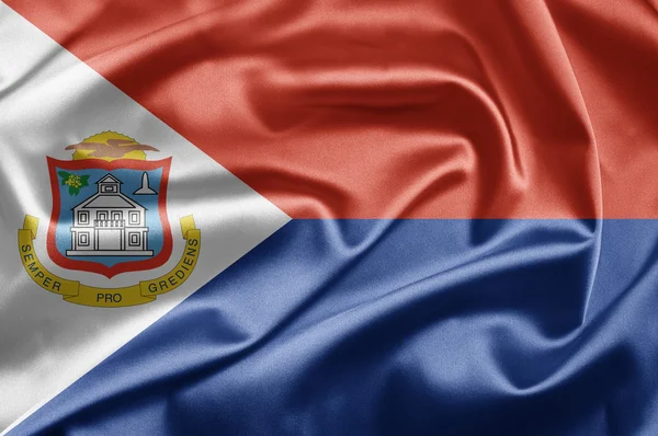 Vlag van Sint Maarten — Stockfoto