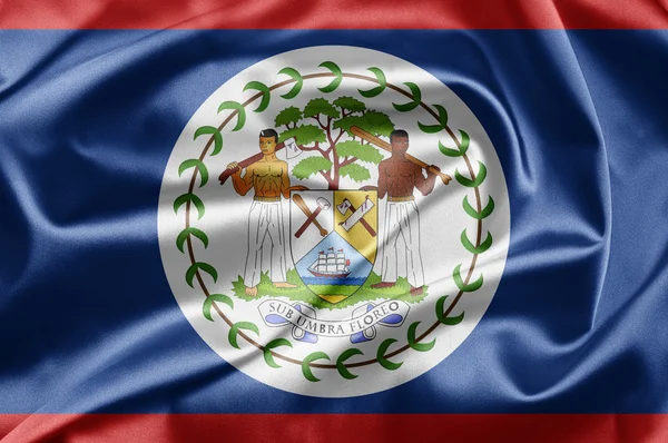 Bandeira de Belize — Fotografia de Stock