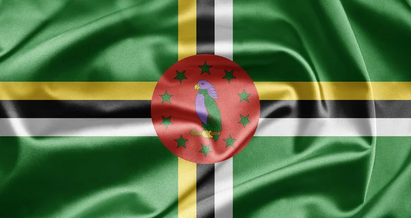 Flagge von Dominica — Stockfoto