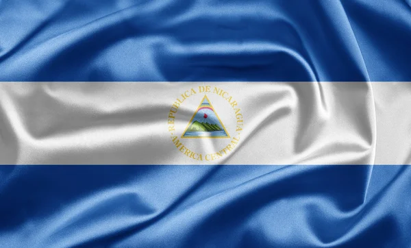 Bandeira da Nicarágua — Fotografia de Stock