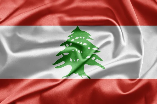 Bandera de lebanón —  Fotos de Stock