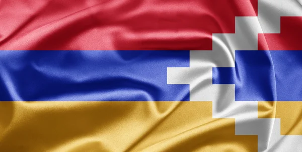 La bandera nacional de Nagorno Karabaj —  Fotos de Stock