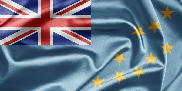 Vlag van tuvalu — Stockfoto