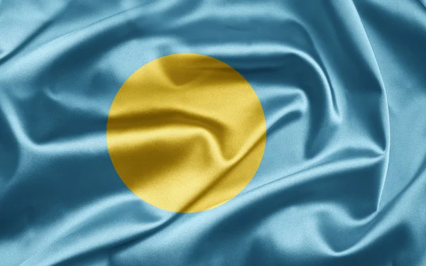 Bandeira de palau — Fotografia de Stock