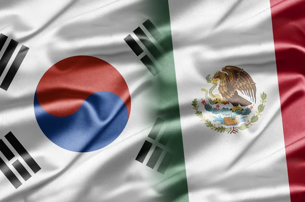 Corea del Sur y México —  Fotos de Stock