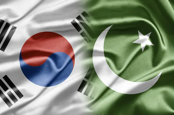Corée du Sud et Pakistan — Photo