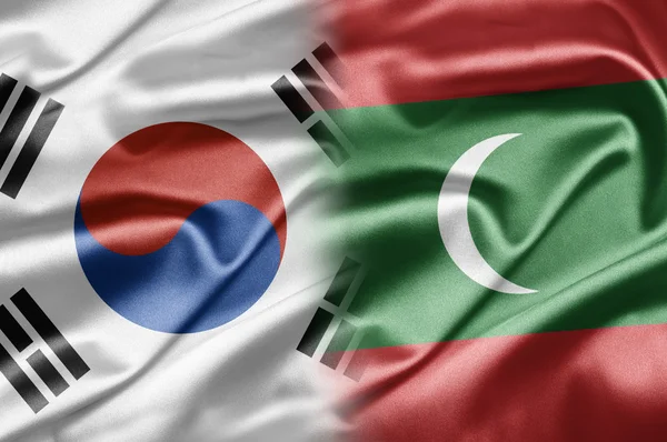 Corée du Sud et Maldives — Photo