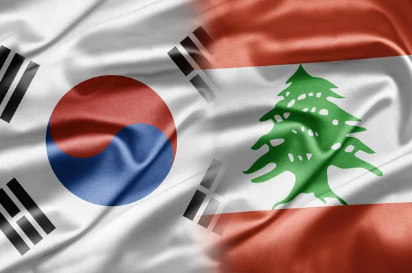 韓国、レバノン — ストック写真
