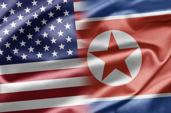 USA och Nordkorea — Stockfoto