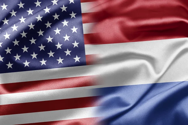 Verenigde Staten en Nederland — Stockfoto