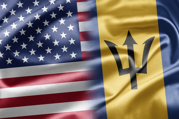 USA och barbados — Stockfoto