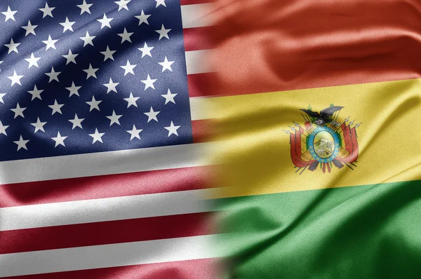 USA und Bolivien — Stockfoto