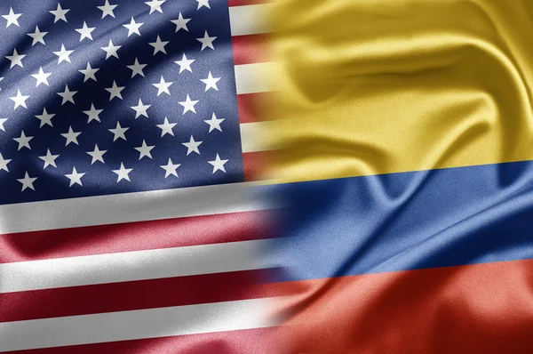 美国和哥伦比亚 — 图库照片