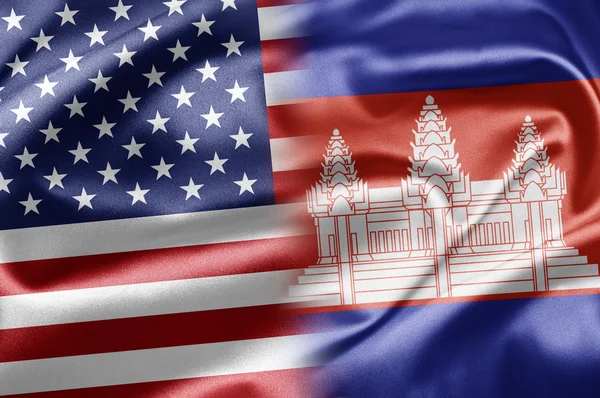 USA a Kambodža — Stock fotografie
