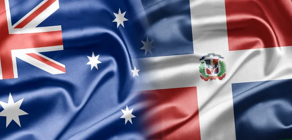 Australia e Repubblica Dominicana — Foto Stock