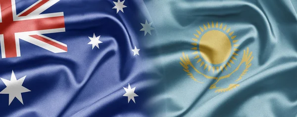 Australien och Kazakstan — Stockfoto