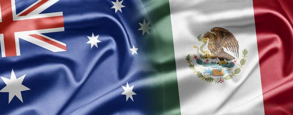 Austrálie a Mexiko — Stock fotografie
