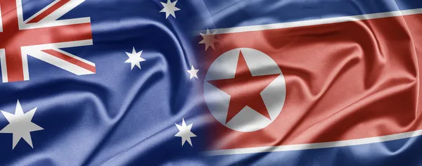 Australia e Corea del Nord — Foto Stock