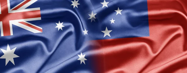Australia and Samoa — Stock Photo, Image