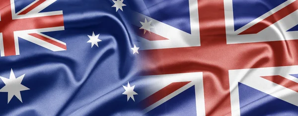 Австралия и Великобритания — стоковое фото