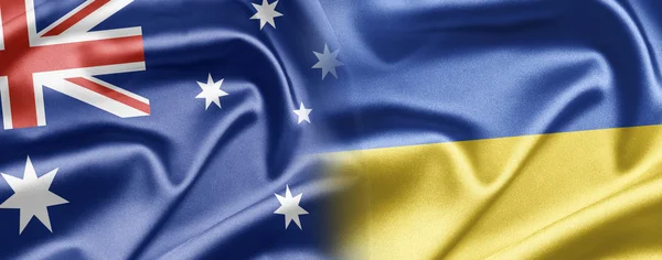 Австралия и Украина — стоковое фото