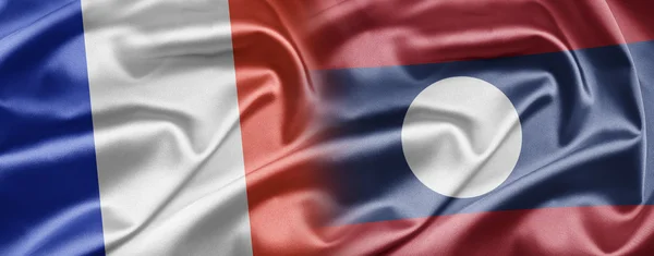 France and Laos — Stock Photo, Image