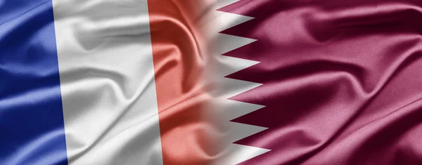 France and Qatar — Stock Photo, Image