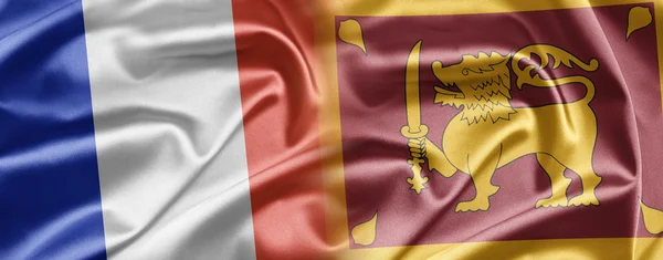 Frankrike och sri lanka — Stockfoto