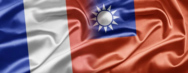 Frankrijk en Taiwan — Stockfoto