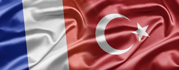 Frankreich und die Türkei — Stockfoto