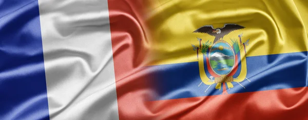 France and Ecuador — Stock Photo, Image