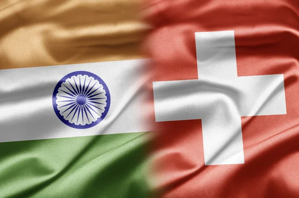 Indie a Švýcarsko — Stock fotografie