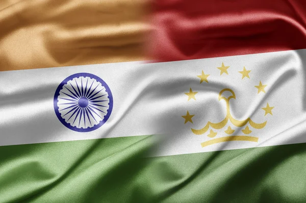 India y Tayikistán — Foto de Stock