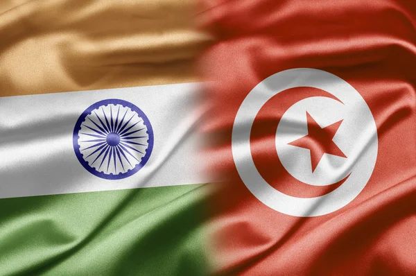 India and Tunisia — Stock Photo, Image