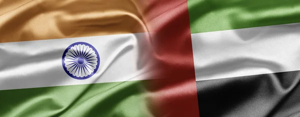 India y Emiratos Árabes Unidos — Foto de Stock