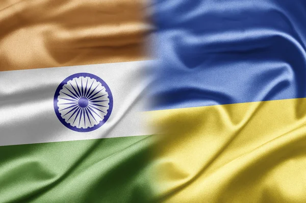 India and Ukraine — Stock Photo, Image