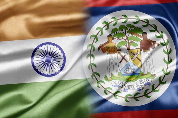 India and Belize — Stock Photo, Image