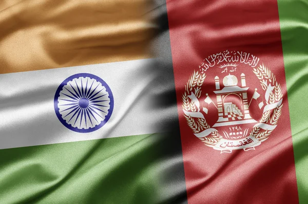 Indien og Afghanistan - Stock-foto