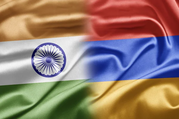 Індія та Вірменії — стокове фото