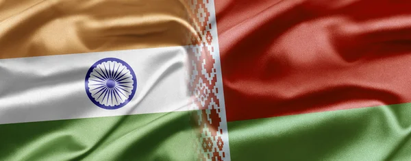 Indien und Weißrussland — Stockfoto