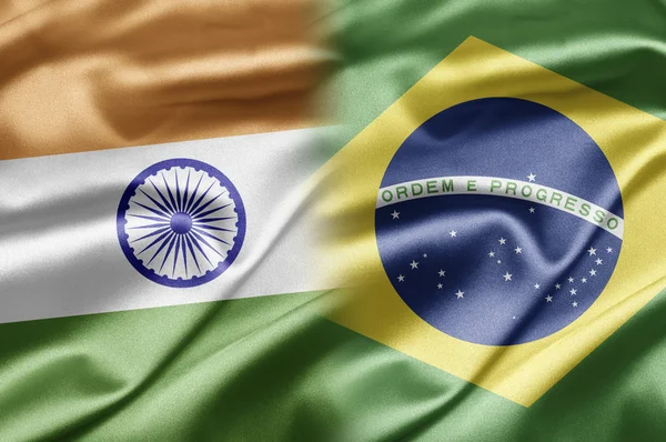 India e Brasile — Foto Stock