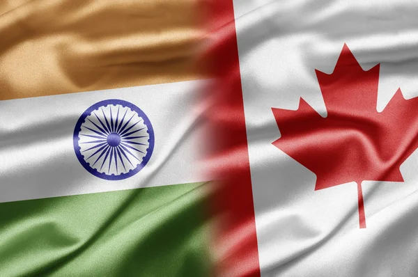 Indien och Kanada — Stockfoto