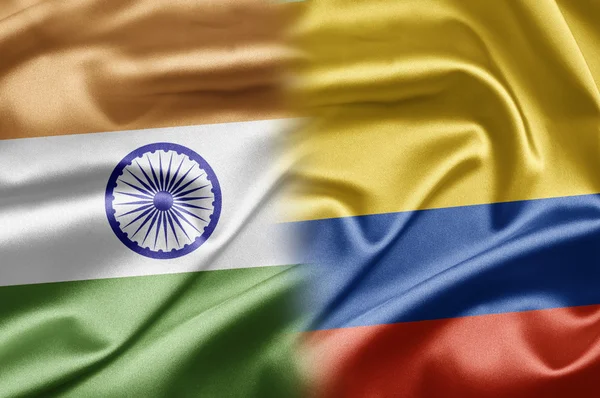 India y Colombia — Foto de Stock